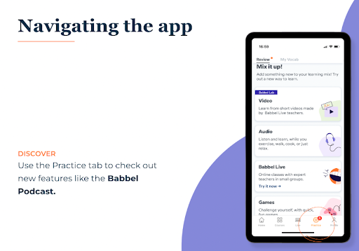 screenshot of Babbel for Business
